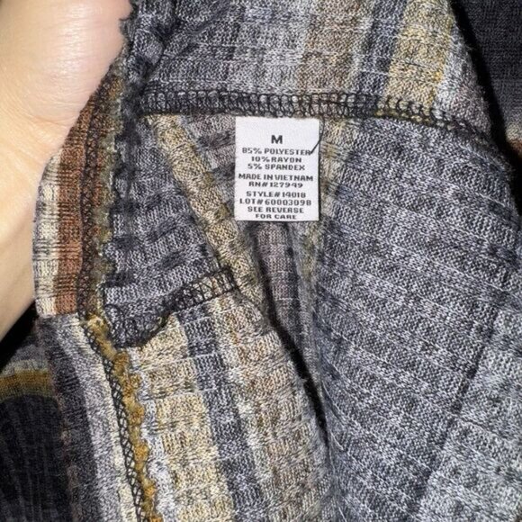 Emma & Michele Striped Knit MIDI Dress Brown Woman’s Size M Style 14018¿ - Picture 5 of 8